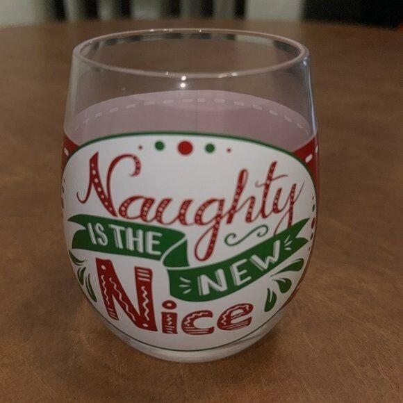 Naughty Is The New Nice Stemless Wine Glass Set Of 3 By Burton + Burton - Picture 3 of 7